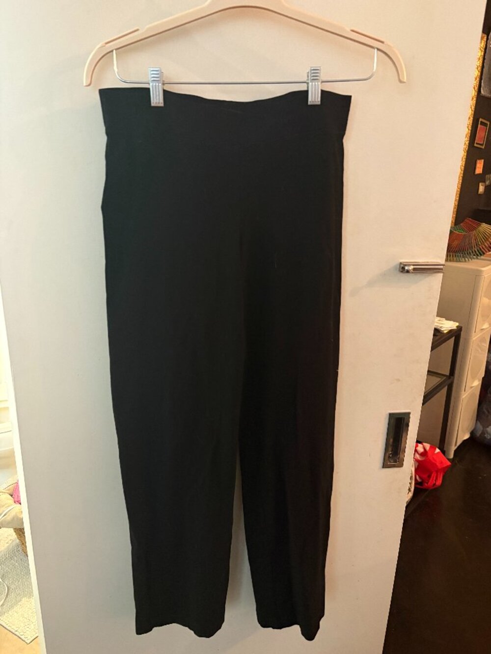 Eileen Fisher Black Pull-On Pants Sz S/P